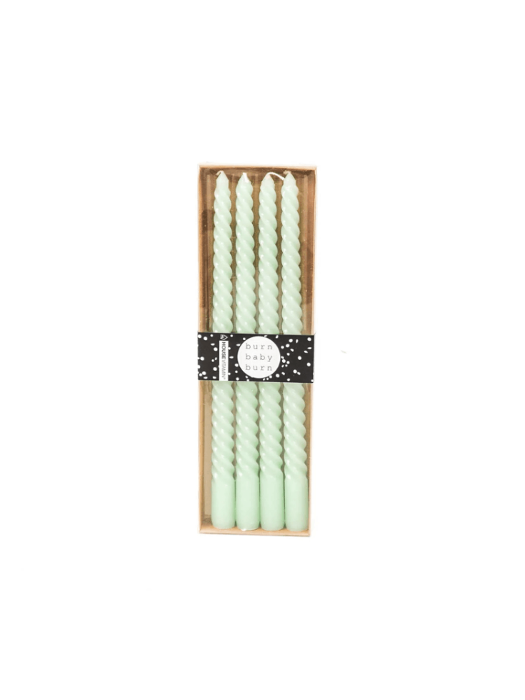 Housevitamin Candele intrecciate - Set da 4 verde 20 cm main product photo
