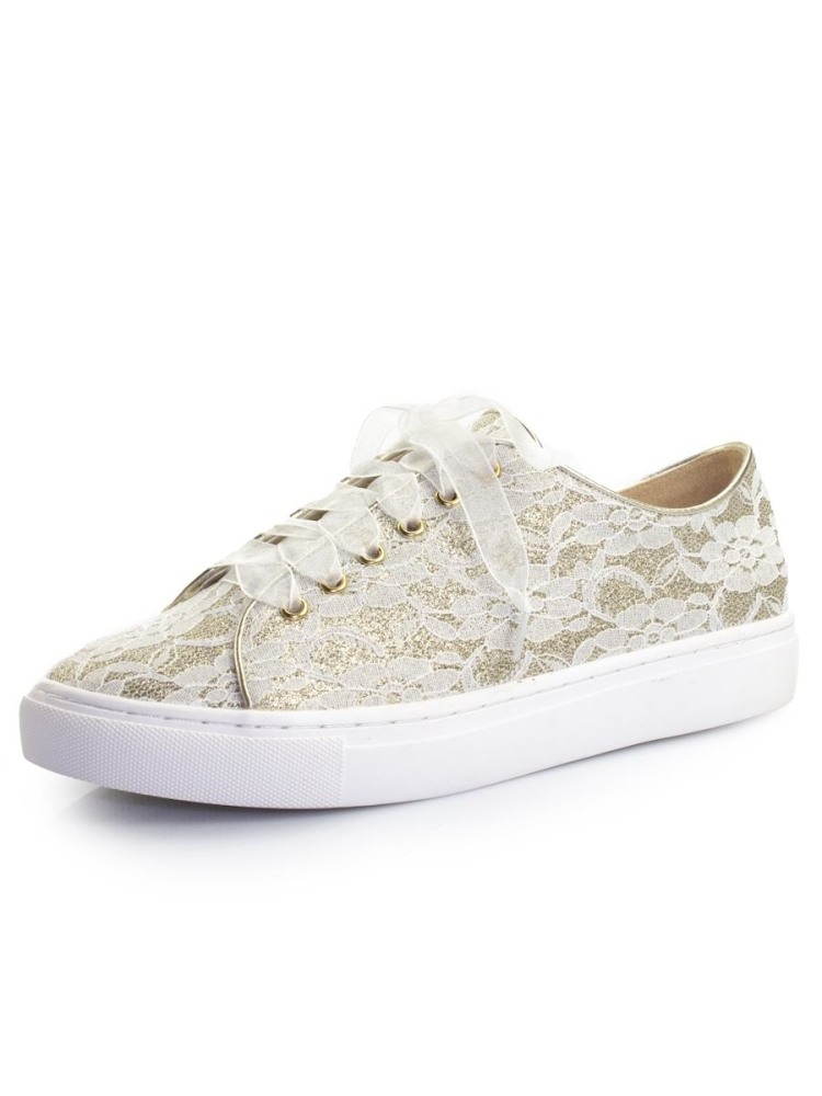 White Lady 937 Sneaker da sposa in Champagne main product photo