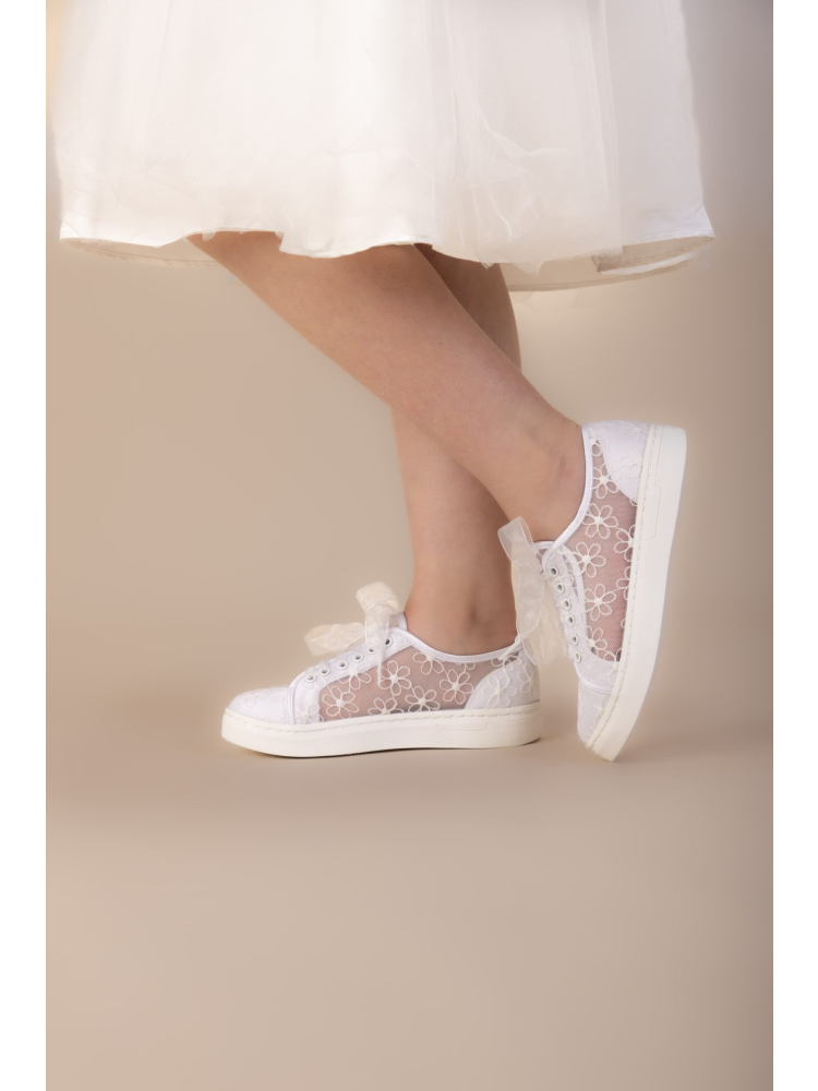 The Perfect Bridal Company Fifi sneakers bambina matrimonio bianco main product photo