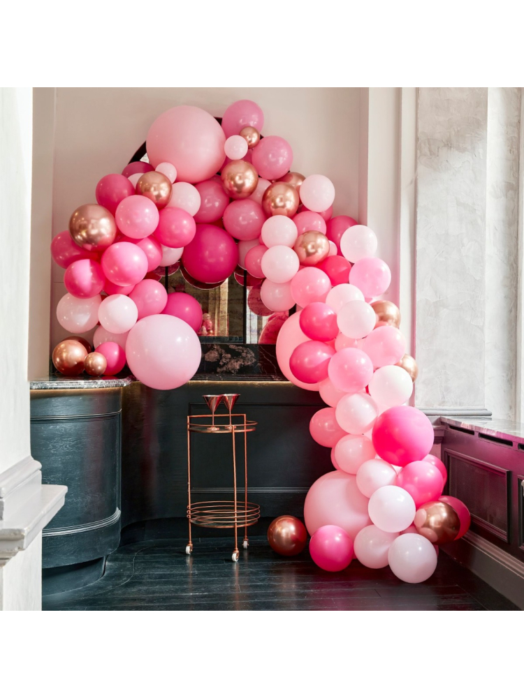 Ginger Ray BA-320 Ballon Arch - Arco di Palloni Luxe Rosa main product photo
