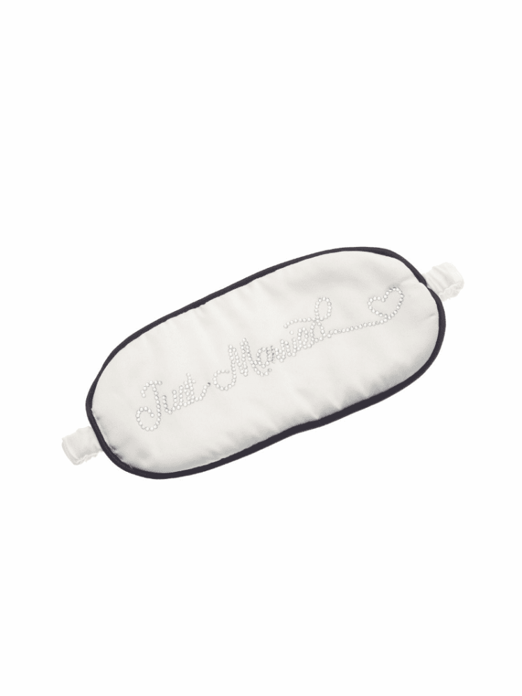 Poirier BN-11 Just Married Maschera per Dormire Strass Raso main product photo