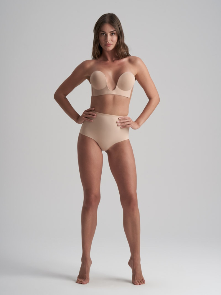 BYE BRA Seamless U-syle | Reggiseno U senza cuciture adesive Beige main product photo