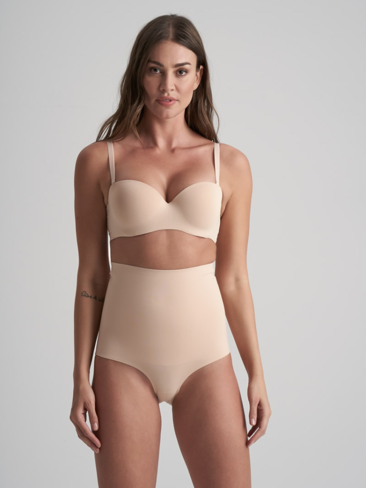 BYE BRA Waist Control | Slip con Controllo Vita e Alta Vita Colore Beige main product photo