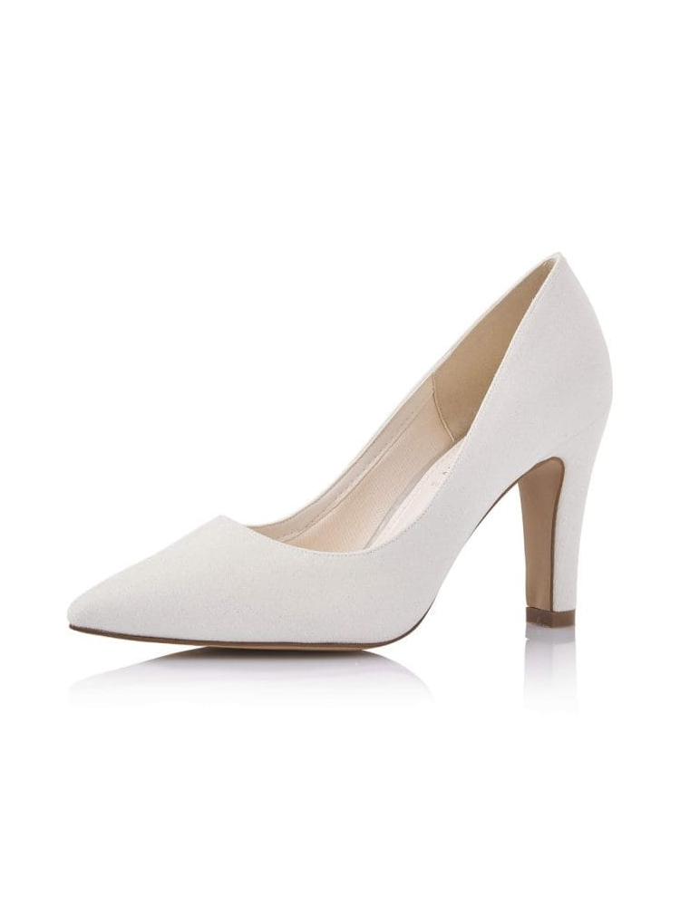 Rainbow Club Fera Off-White Metallizzato Scarpe da Sposa main product photo