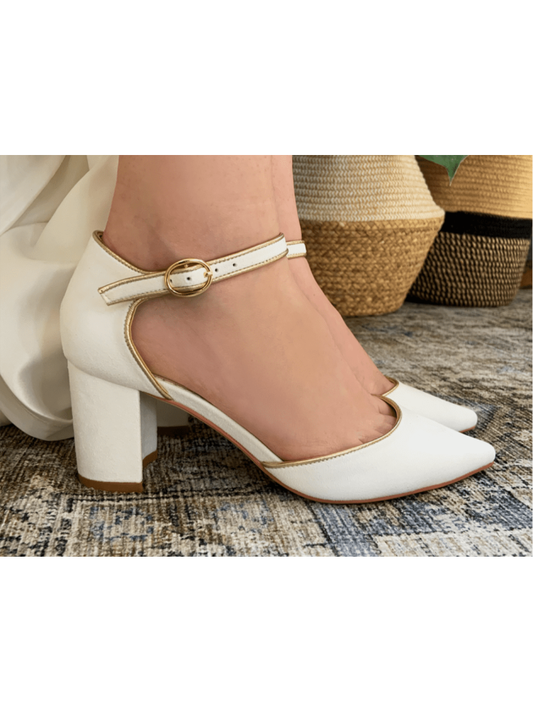 The Perfect Bridal Company Freya Scarpe da Sposa Velour main product photo