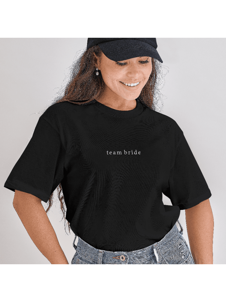 Ginger Ray HEN-155 Size S Team Bride T-shirt Nero main product photo