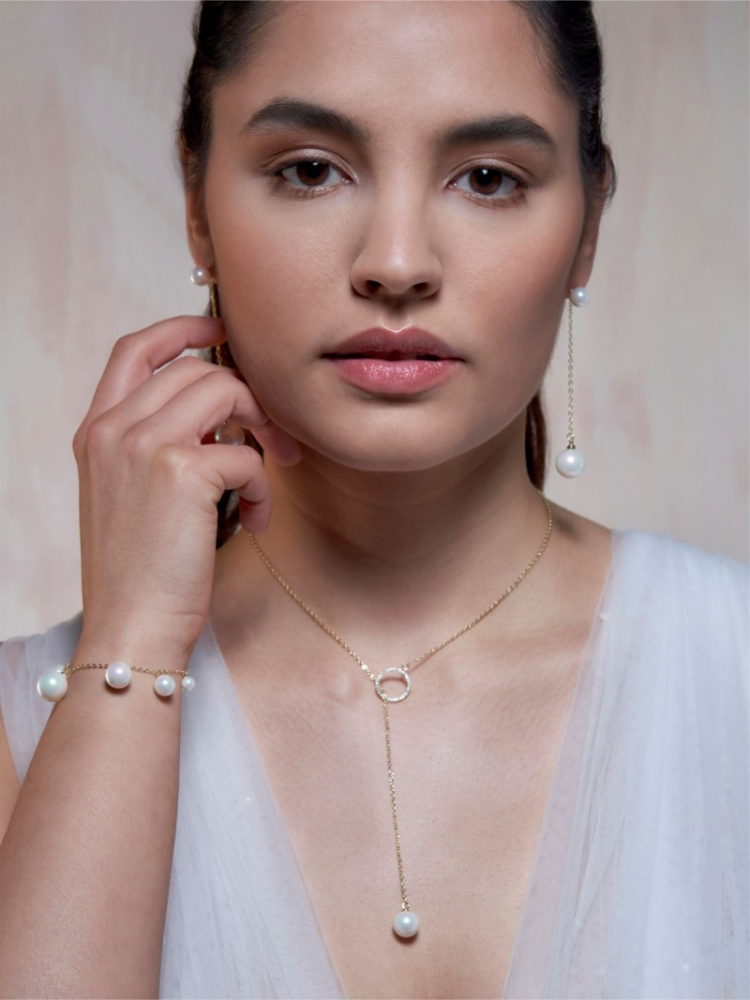 Poirier JS-005 Set Gioielli Sposa Céline Oro main product photo