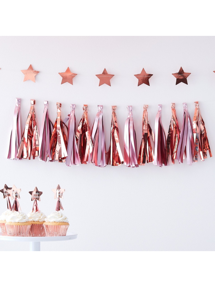 Ginger Ray TW-811 Twinkle Twinkle - Ghirlanda di pompon Rosato main product photo