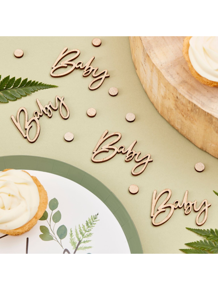 Ginger Ray BAB-121 Botanical Baby | Confetti da tavolo main product photo