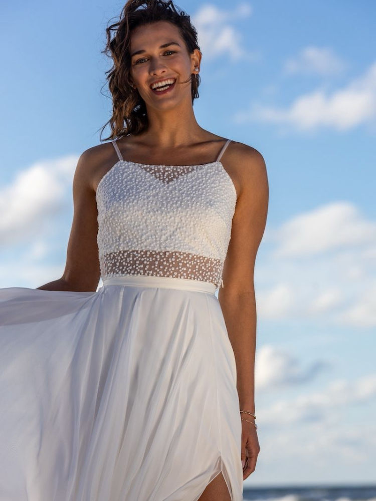 Bolero in pizzo Novias Emily main product photo
