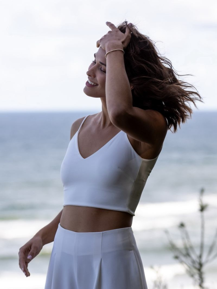 Novias Esmeralda Top Avorio main product photo
