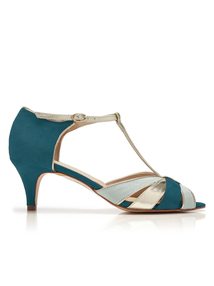Rachel Simpson Scarpe da sposa Maya Teal main product photo