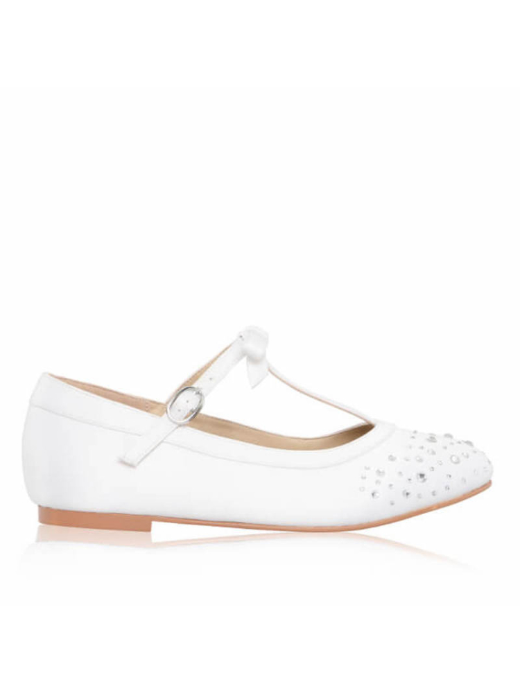 The Perfect Bridal Company Scarpe da comunione bianche Ruthie main product photo