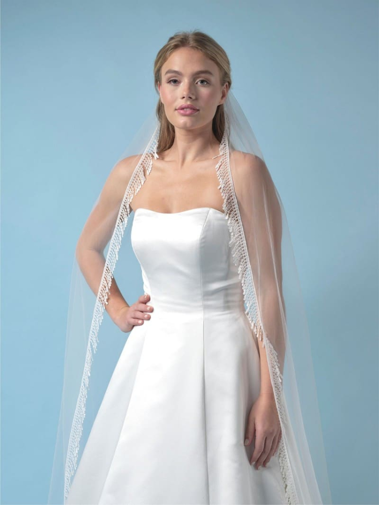 Poirier S431-210-SOFT Velo con frangia sul bordo main product photo