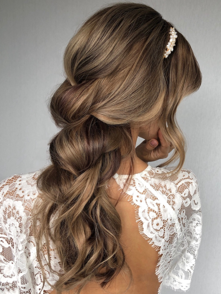 Sally Jane Bridal Sabrina Haarstreng Dorato main product photo