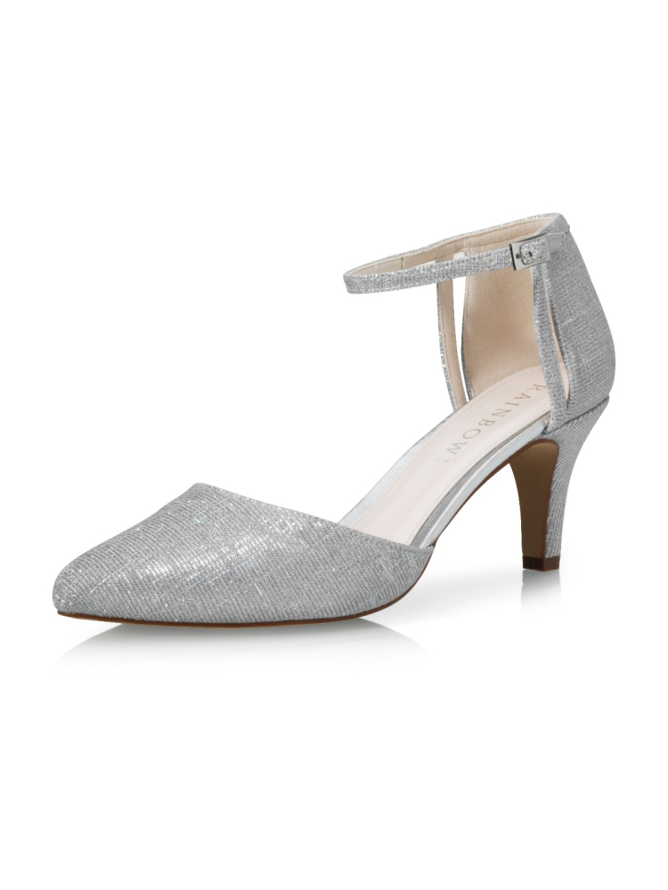 Scarpe da sposa Rainbow Club Sarina Argento main product photo