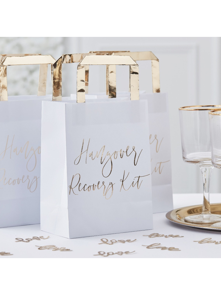 Ginger Ray GO-145 Gold Wedding Hangover Recovery Kit Borse main product photo