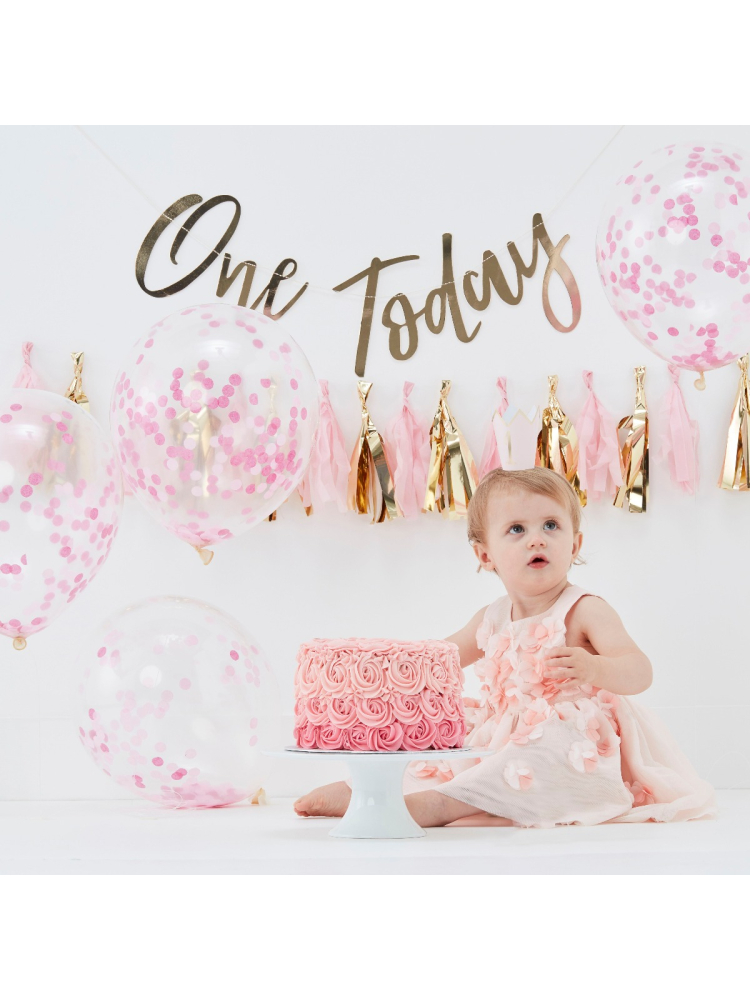 Ginger Ray PM-421 Kit torta rosa chiaro per smash di compleanno main product photo