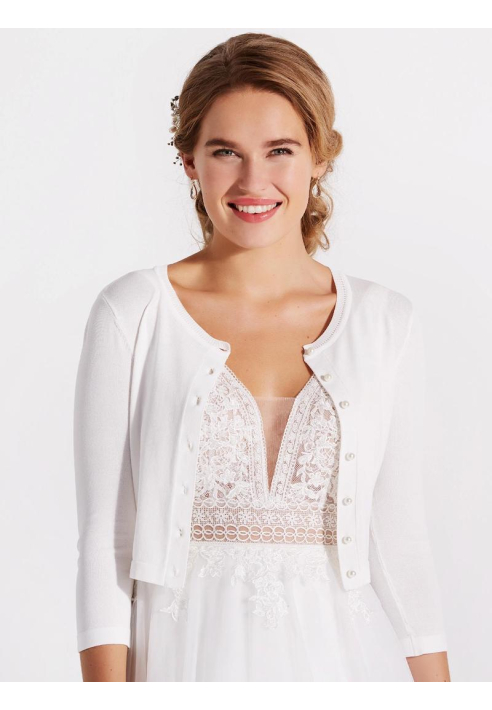 LILLY 09-783-CR Cardigan da sposa ()