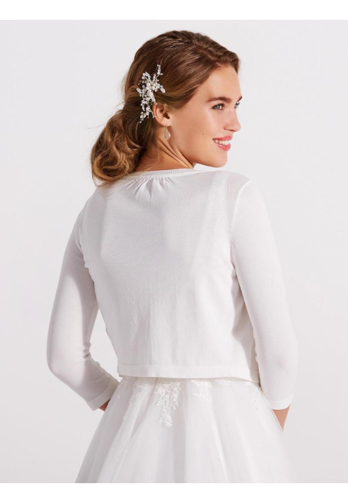 LILLY 09-783-CR Cardigan da sposa