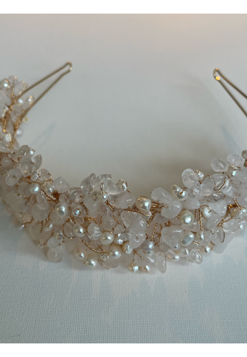 Sally Jane Bridal Selena Tiara Dorato