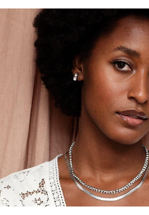 Abrazi Ava Double Orecchini Rosa