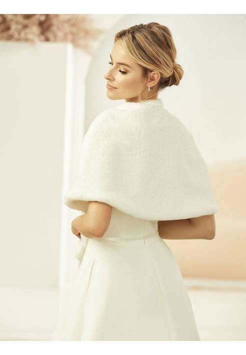 Bianco Evento E306 Mantella in pelle sintetica