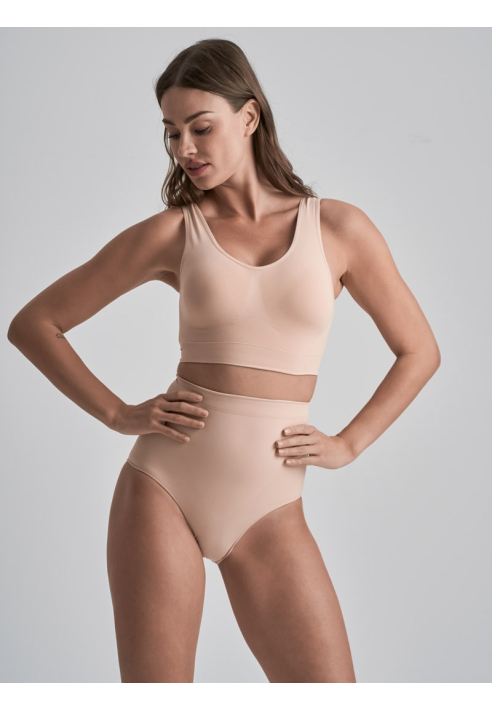 BYE BRA Soft Touch | Mutandine Vita Media Beige ()