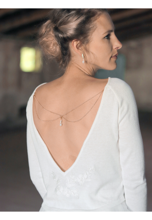 Forever & Eva P53031 Maglione a Fiori