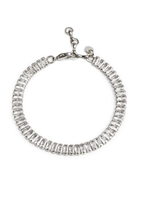 Abrazi Baguette Bracciale Argento ()