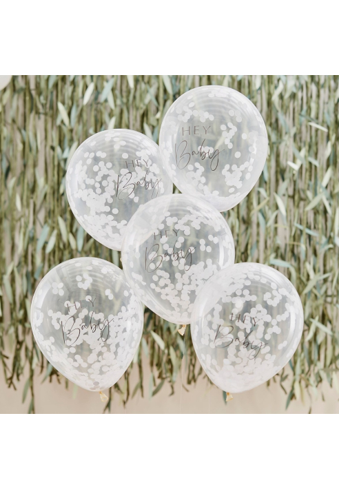 Ginger Ray BAB-125  Botanical Baby | Globo di Confetti 