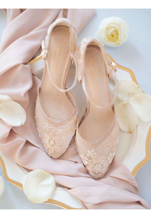 G. Westerleigh Marisol Nude Scarpe da Sposa