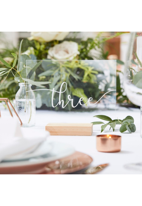 BR-316 Numero di tavolo di matrimonio botanico ()