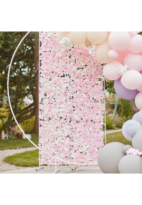 Ginger Ray PAMA-100 Rose bianche e rosa per il fondale del matrimonio ()