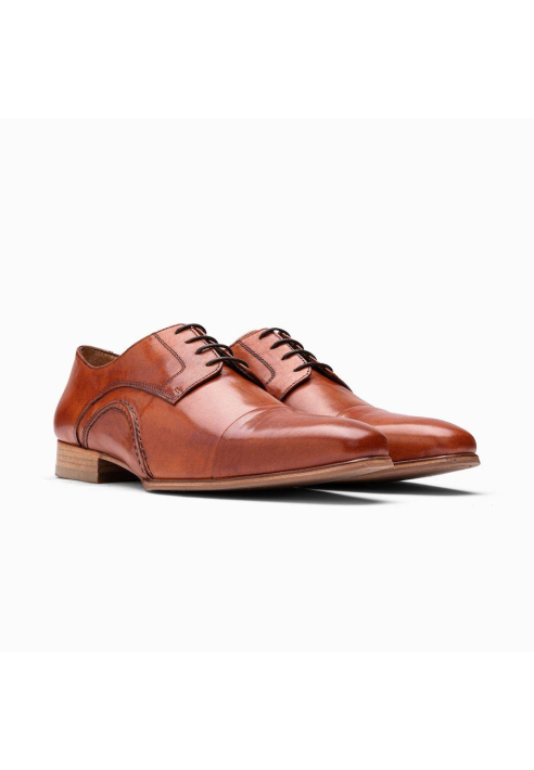 Paulo Bellini Massa Scarpe Sposo Cognac