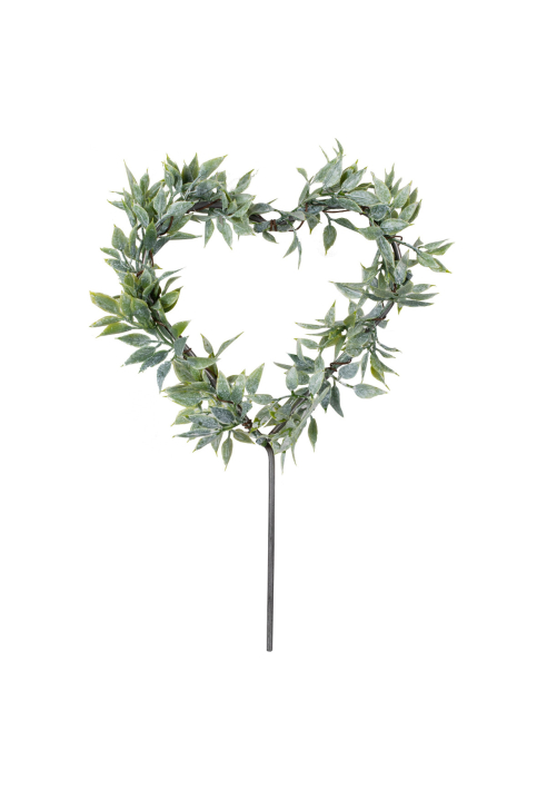 Ginger Ray SW-852 Decorazione a forma di foglie di cuore per torta nuziale