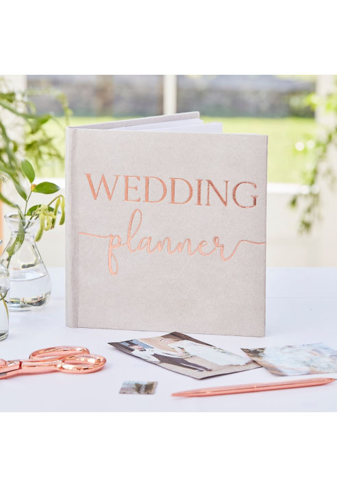 Ginger Ray BR-311 Botanical Wedding Suède Organizzatore di Matrimoni ()