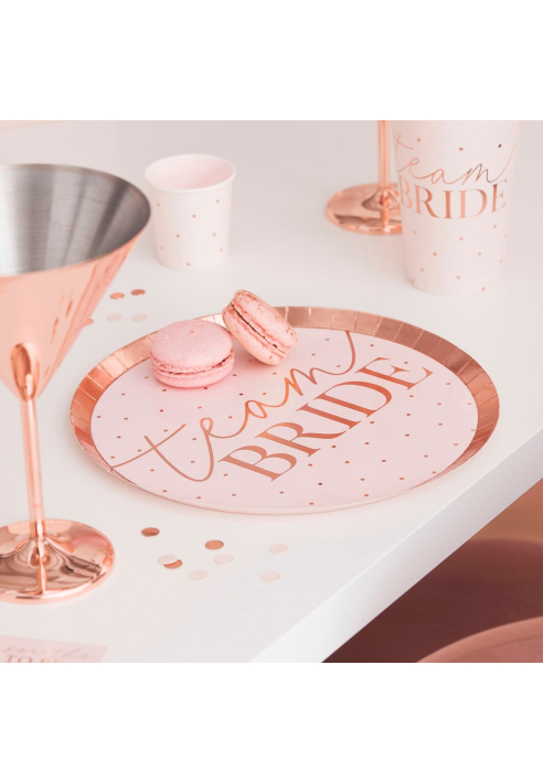 Ginger Ray HN-824 Hen Party - Piatto Blush ()