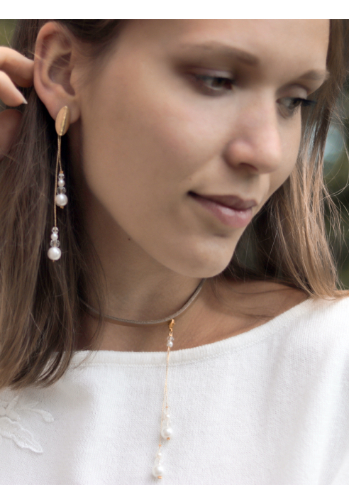 Forever & Eva K101 Collana di Pelle