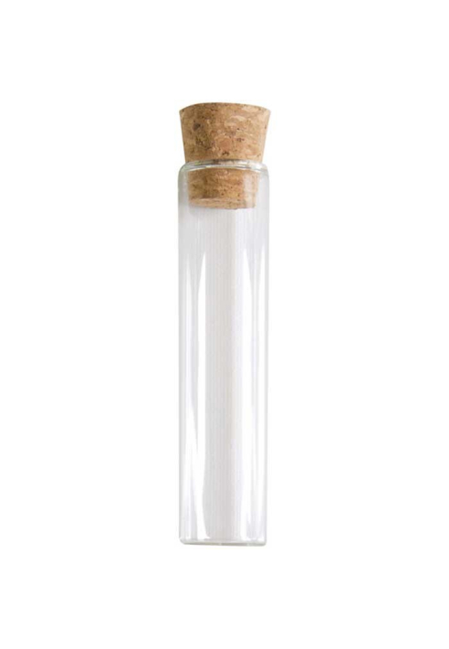Santex Tubo-5cm Tubo di vetro con sughero ()