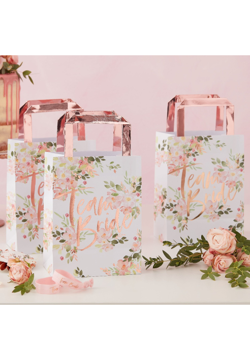 Ginger Ray FH-211 Florale Hen - Sacche regalo o sorpresa ()