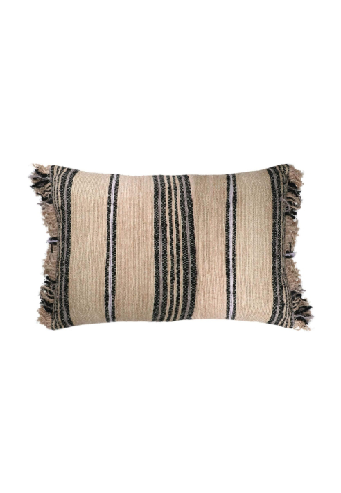 Pomax - RAIA - Cuscino - Cotone - lunghezza  60 x larghezza 40 cm - Beige ()