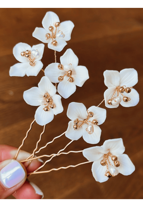 Sally Jane Bridal Fay Horquilla Dorato