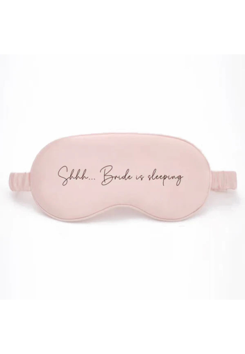 Mascherina da notte sposa "Shhh... Bride is sleeping" ()