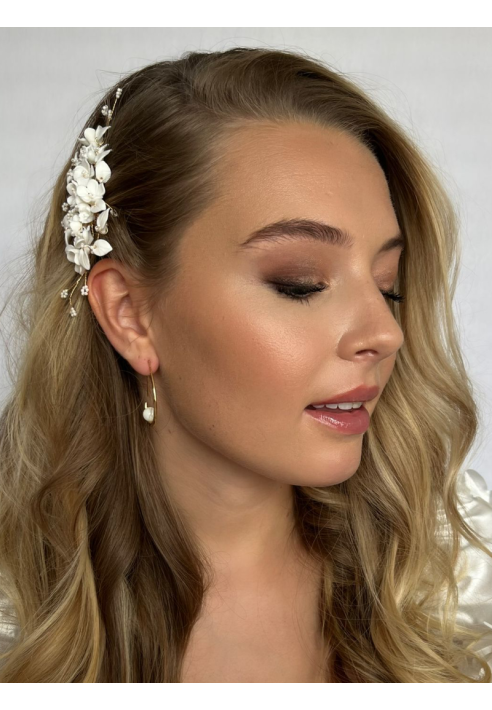 Sally Jane Bridal Lizzie Haarkam Argento ()