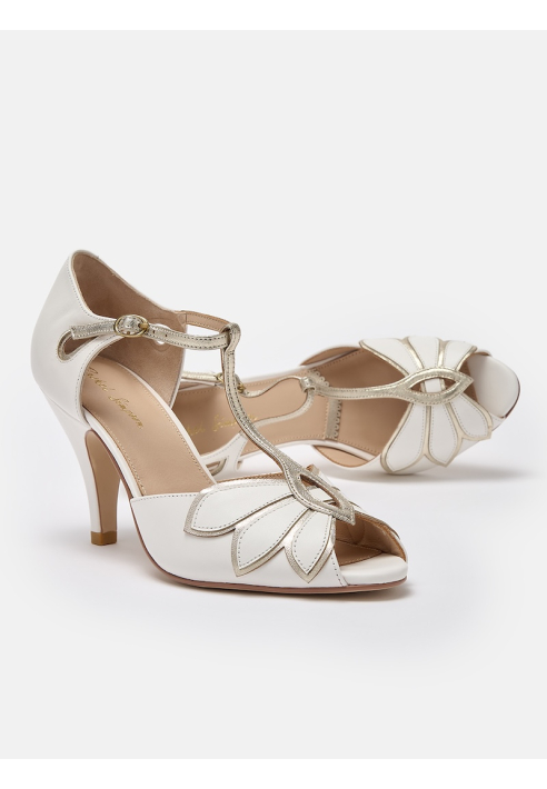 Rachel Simpson Mimosa Scarpe da Sposa Avorio
