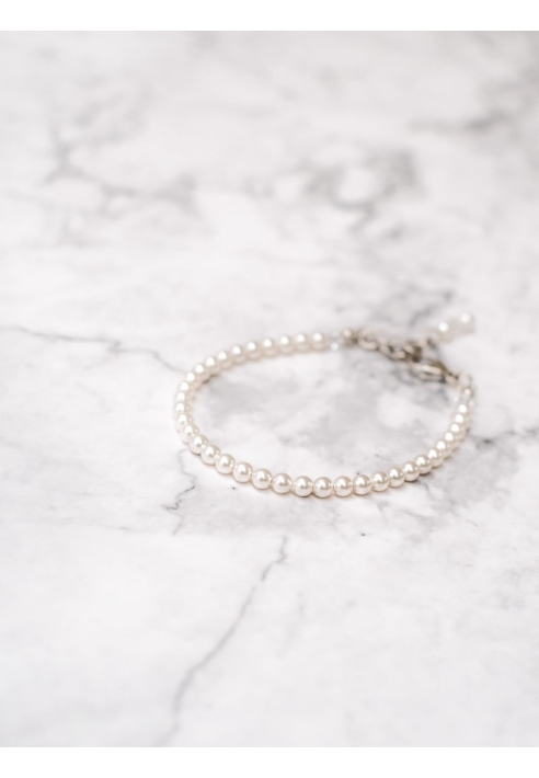 Abrazi Eleanor Perla Bracciale 4mm