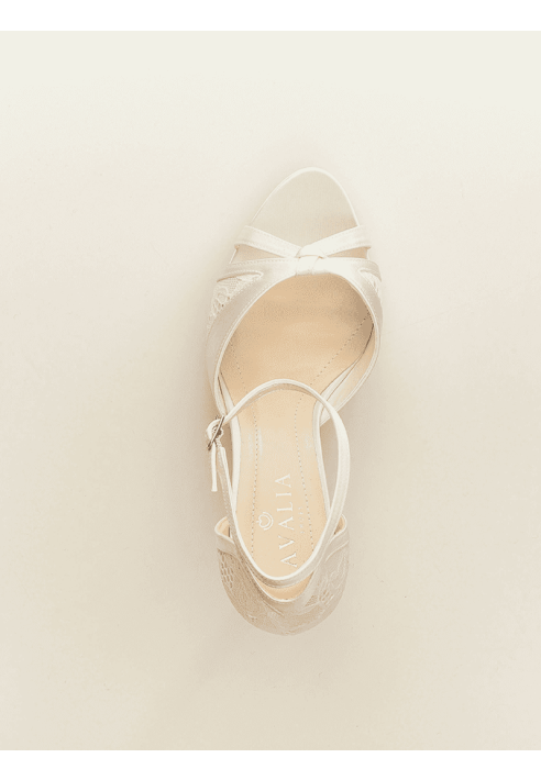 Avalia Alba Scarpe da Sposa