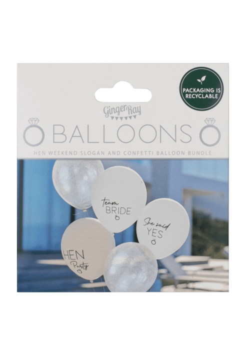 Ginger Ray WE-109 Hen Party Palloncini