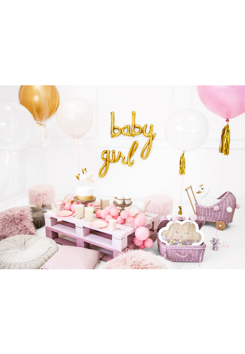 Party Deko FB43M-019 -  Palloncino in foil “Girl” dorato